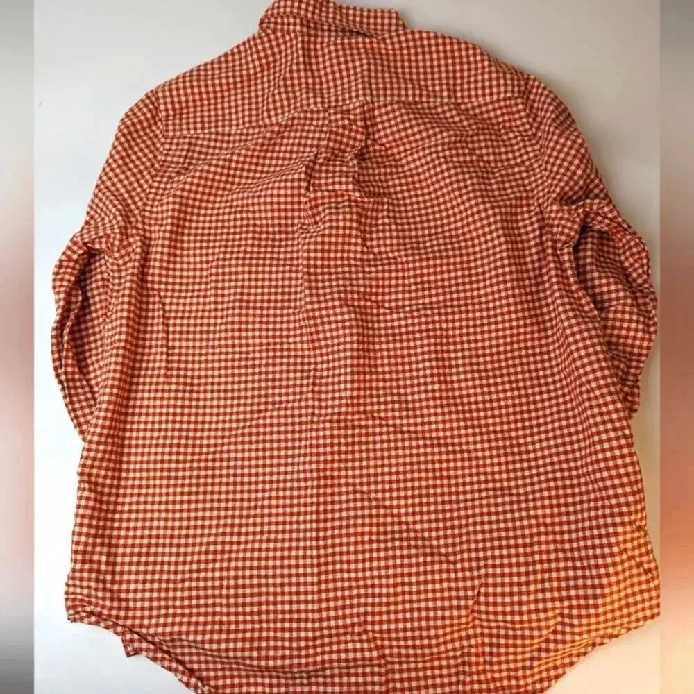 Ralph Lauren Kids Gingham Print Button Front Shirt / Large
